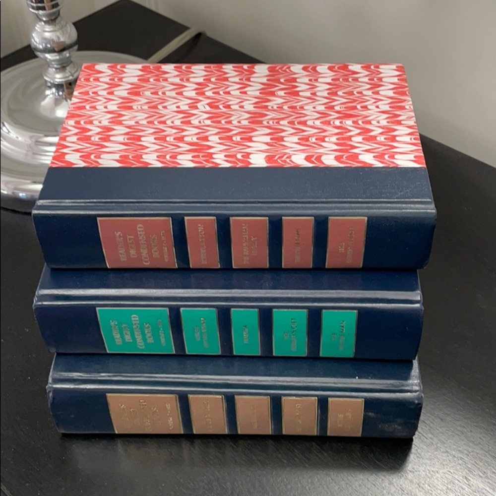 Decorative Reader’s Digest books- good condition